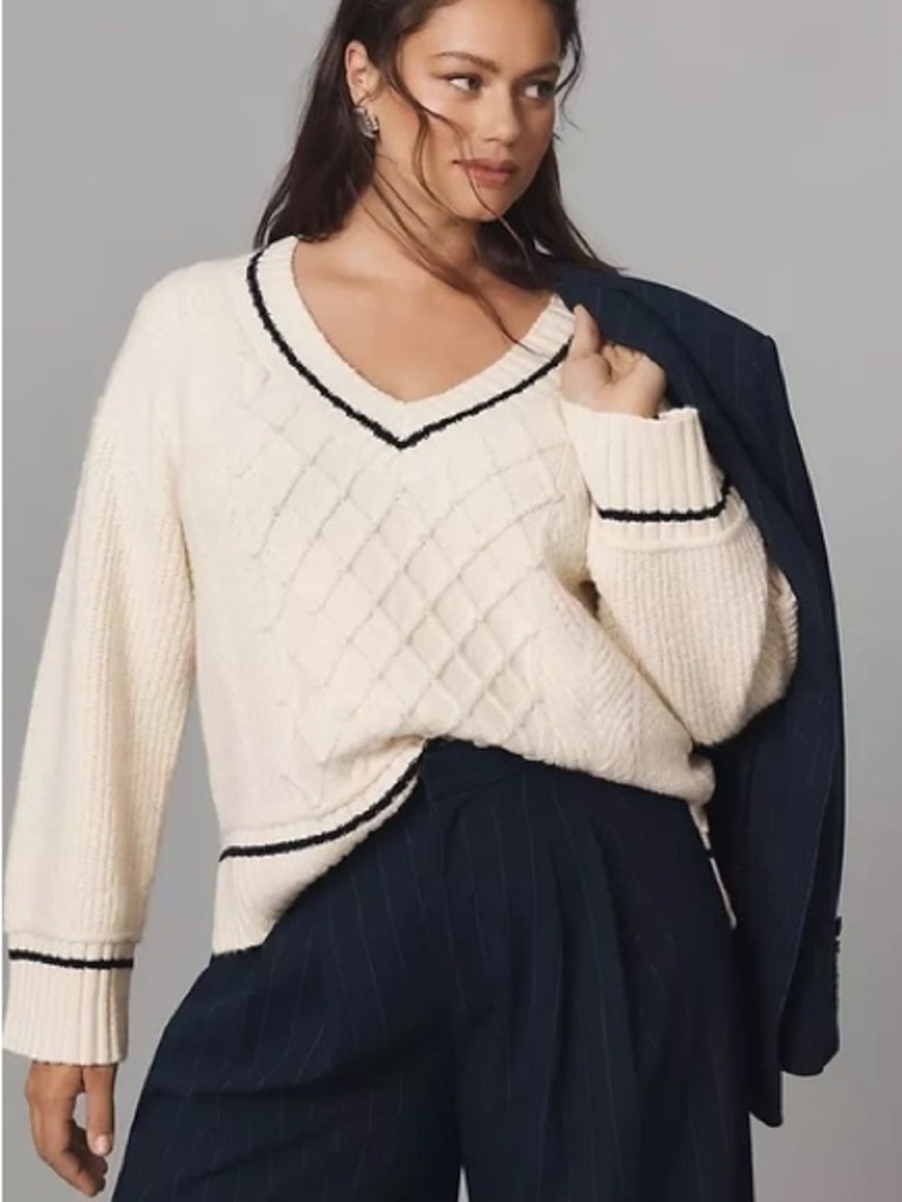 Anthropologie Maeve V-Neck Sweater